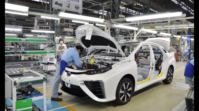 Завод toyota в японии