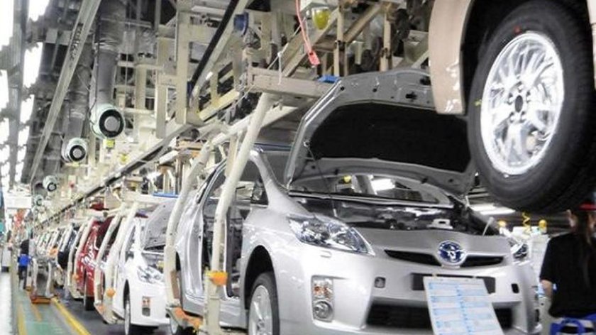 Завод Тойота в Японии