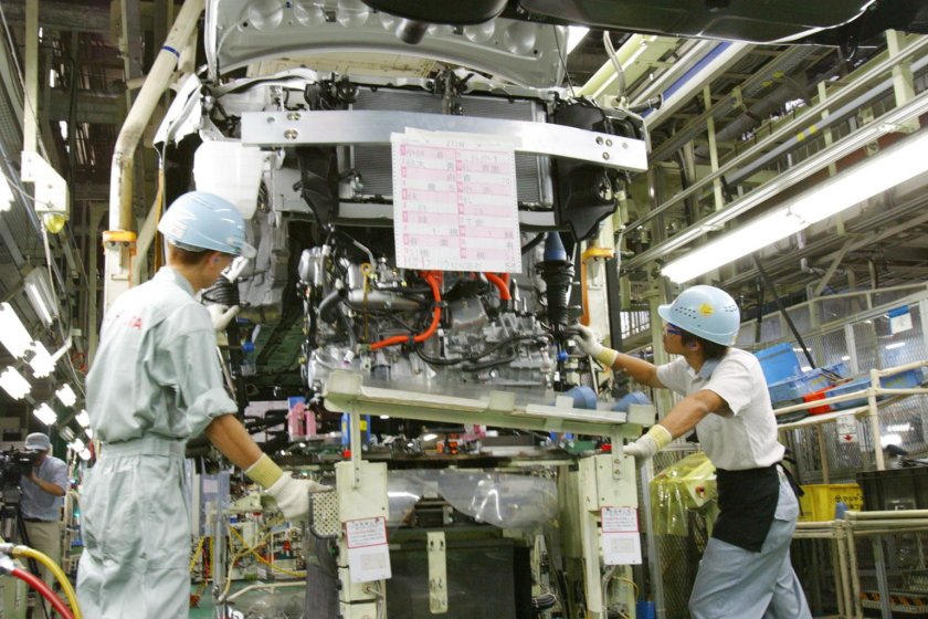 Завод Тойота в Японии 2004