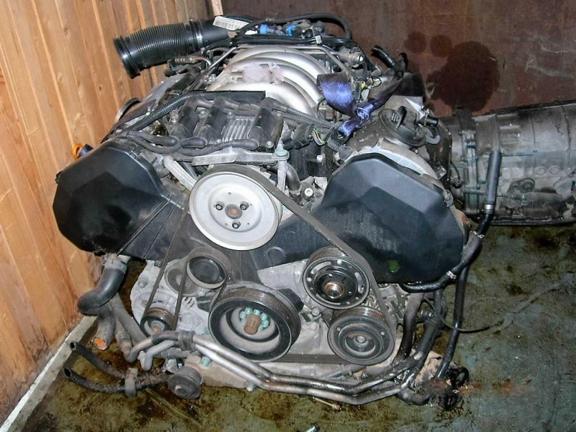 Двигатель Ауди Alf 2.4
