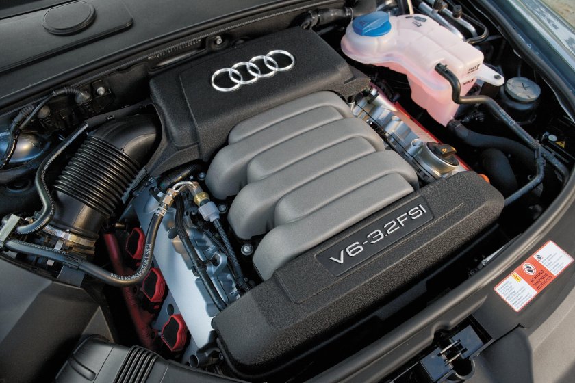 Ауди а6с6 моторный отсек