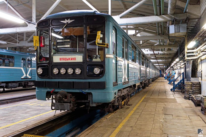 81-717 В депо Владыкино