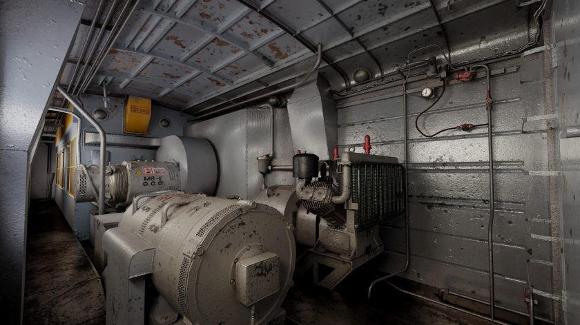 Машинное отделение электровоза вл10