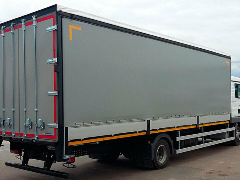 Бортовая платформа с воротами 2824lu