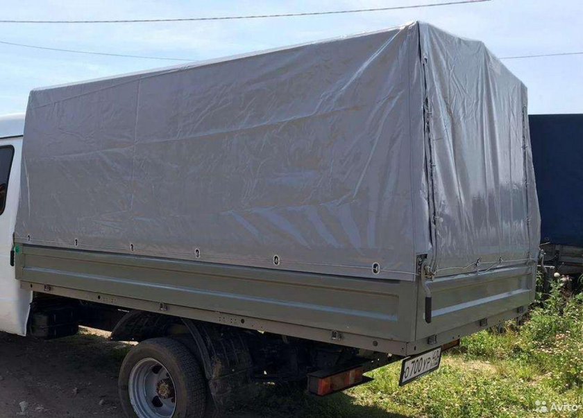 Будка Крафтер ЛТ бортовой тент