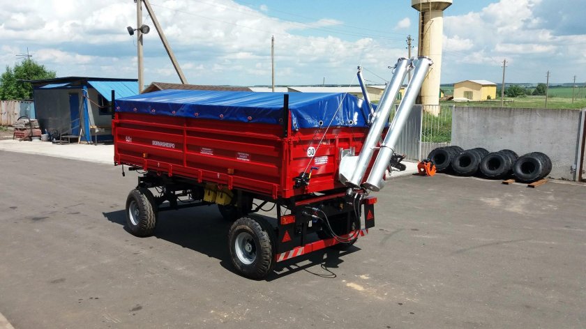 Тракторный прицеп 2 птс-6.5 самосвальный