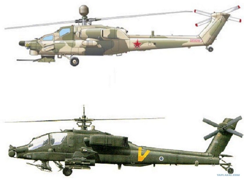 Ми 28 и Апач
