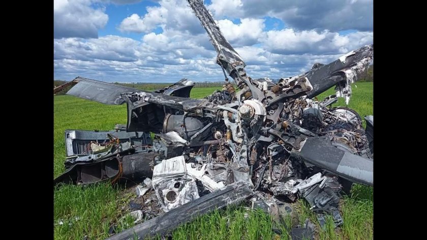 Сбит украинский вертолет ми-8