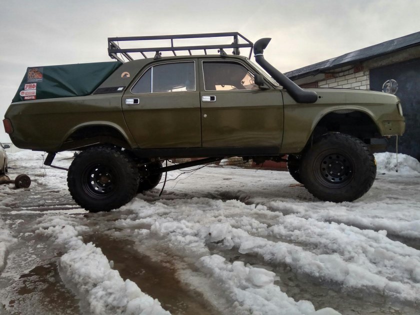 ГАЗ 3110 на раме УАЗ