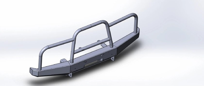 Передний силовой бампер УАЗ 469