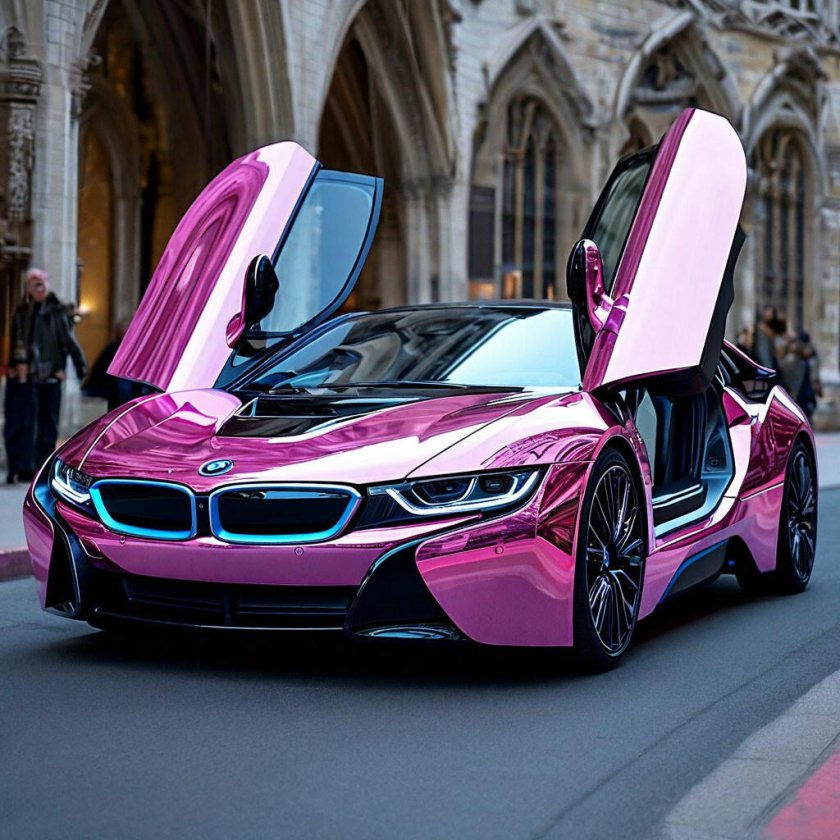 Bmw i8 pink