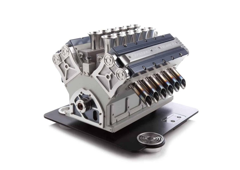 В образный двигатель