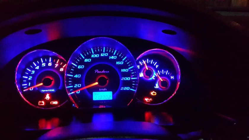 Шевроле Лачетти Пересвет приборки