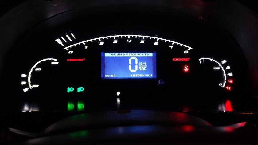 Электронная приборная панель Шевроле Лачетти