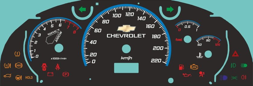 Приборная панель Шевроле Лачетти обозначения