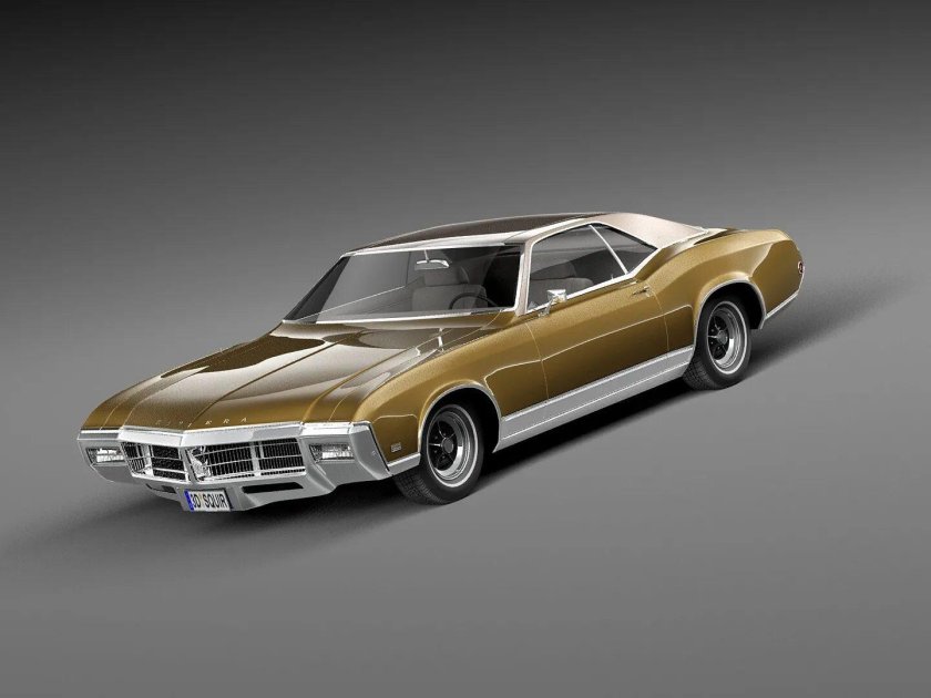 Buick Riviera 1969 3d model