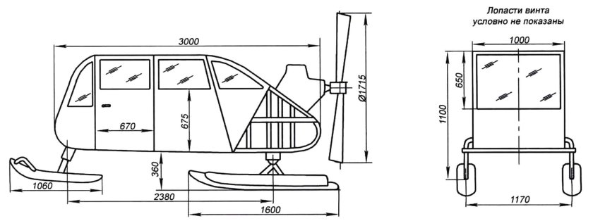 Аэросани моделист конструктор