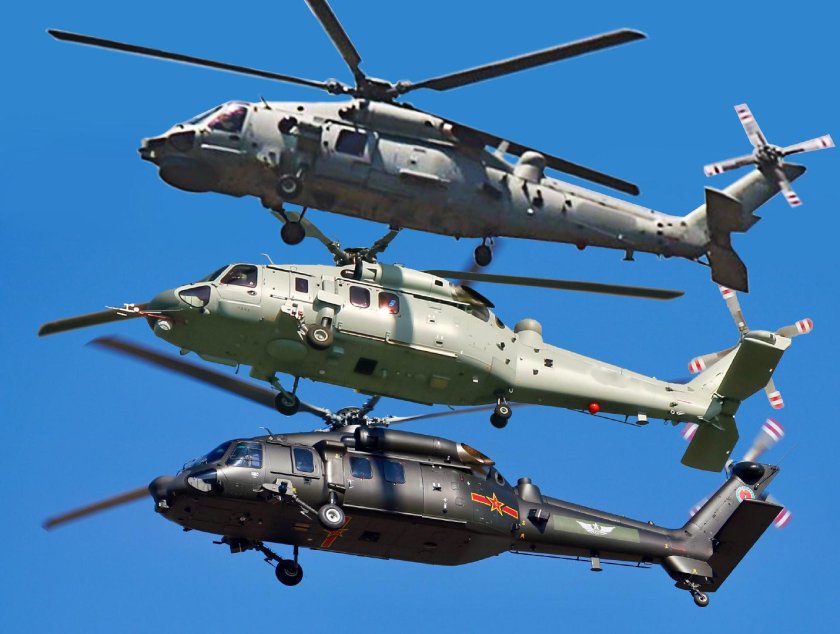 Китайский вертолет z20f