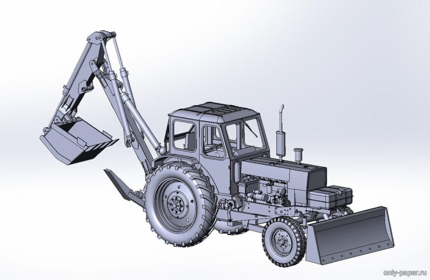 Трактор-экскаватор эо2621