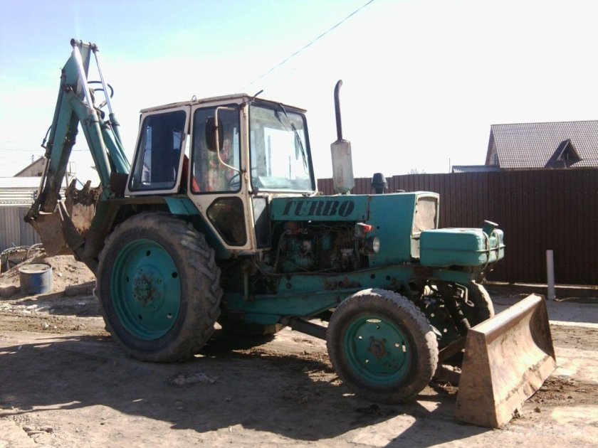 Трактор 80 ЮМЗ экскаватор