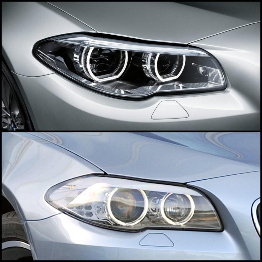 BMW f10 Рестайлинг и дорестайлинг