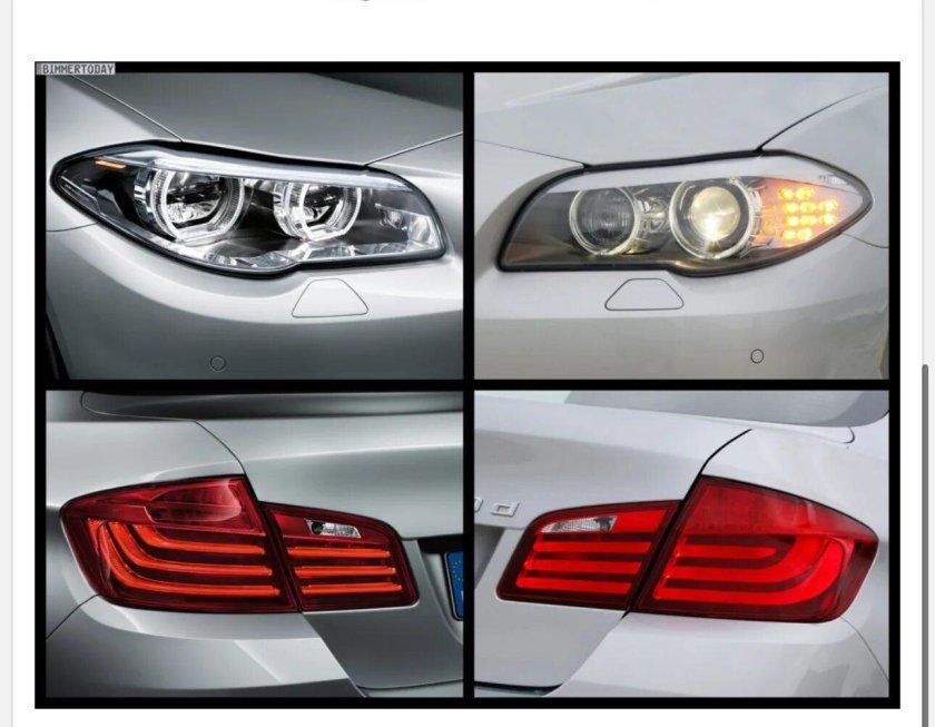 BMW f10 Рестайлинг