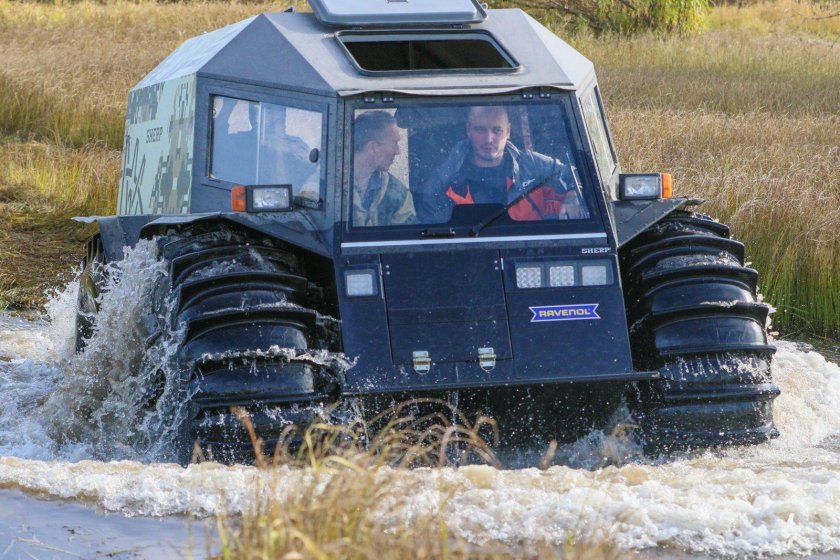 Вездеход болотоход Шерп