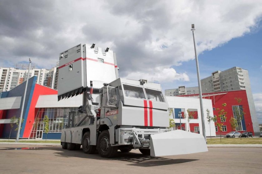 Комплекс стена Росгвардия