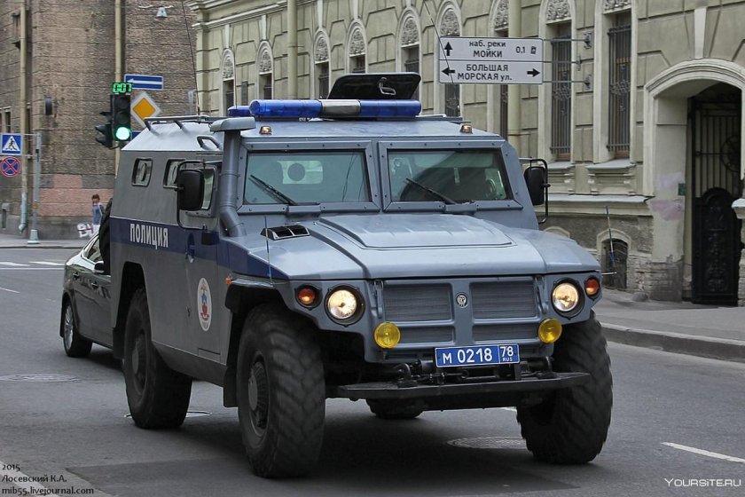 ГАЗ - 233036 тигр ОМОН