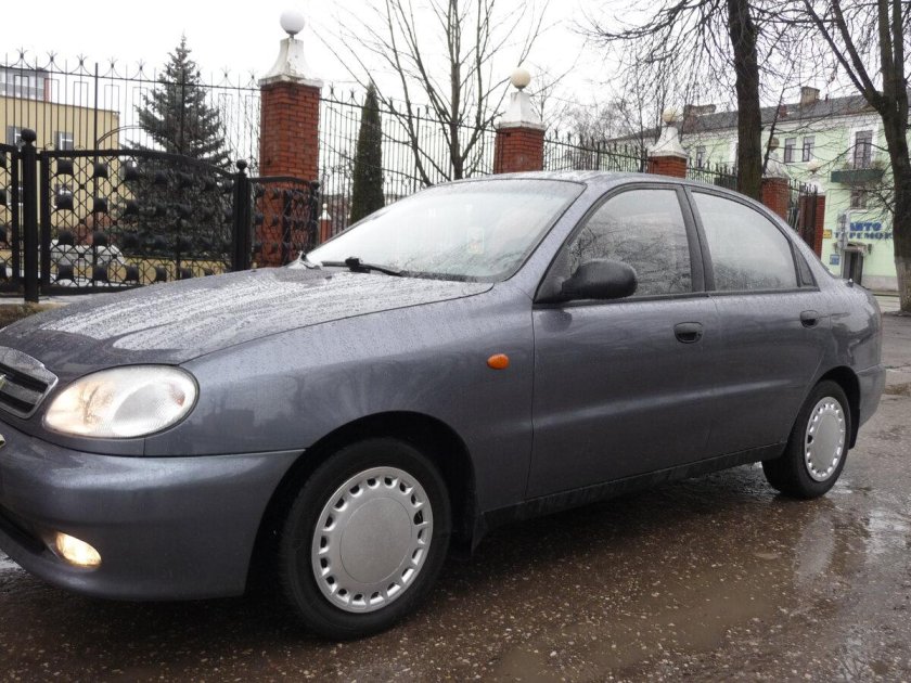 Шевроле Ланос 2011 палитра