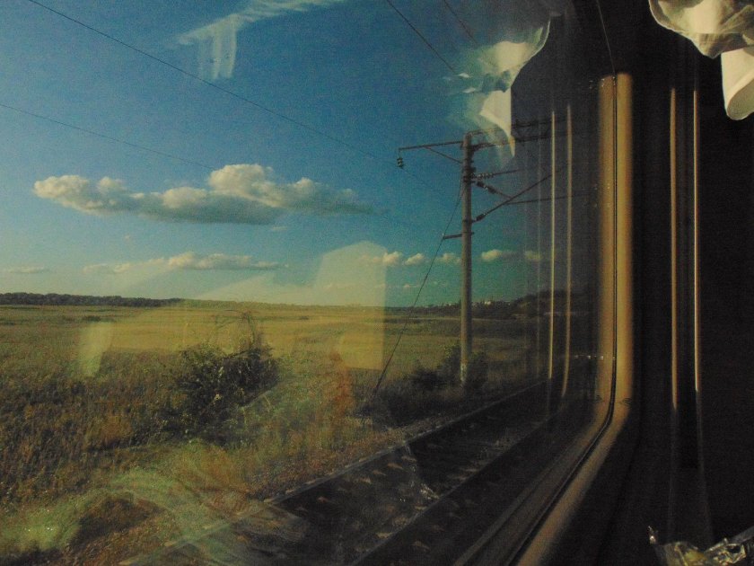 Вид с окна поезда
