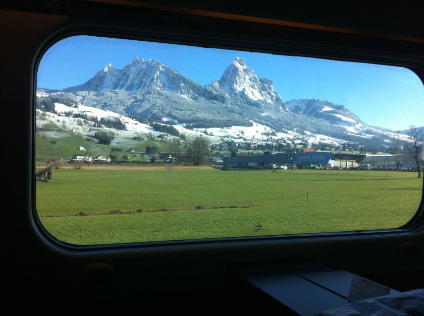 Вид с окна поезда