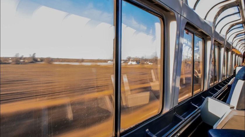 Окно поезда