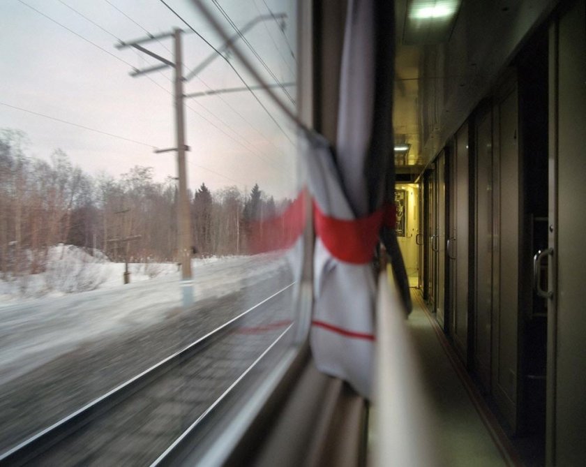 Из окна поезда