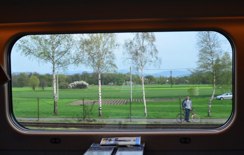 Окно поезда