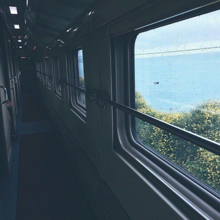 Окно поезда
