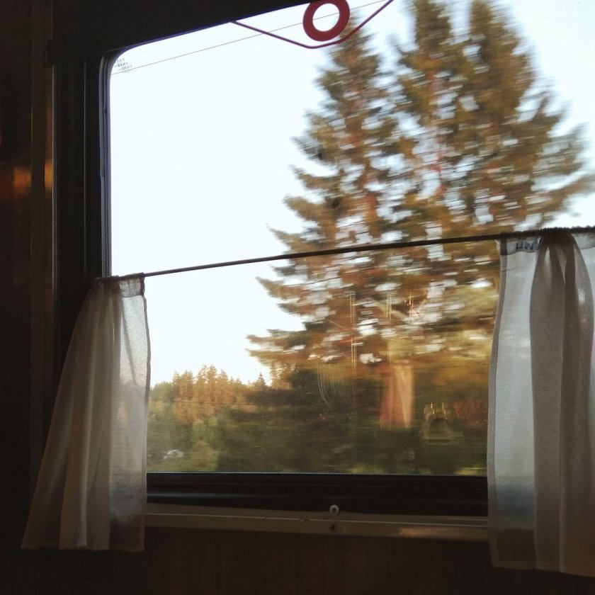 Окно поезда