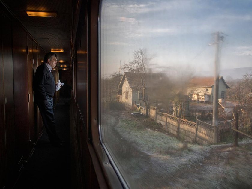 Окно поезда