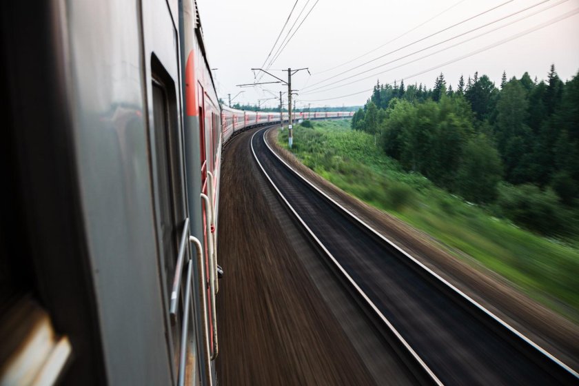 Окно поезда