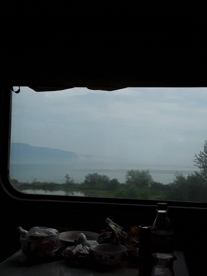 Вид с окна поезда
