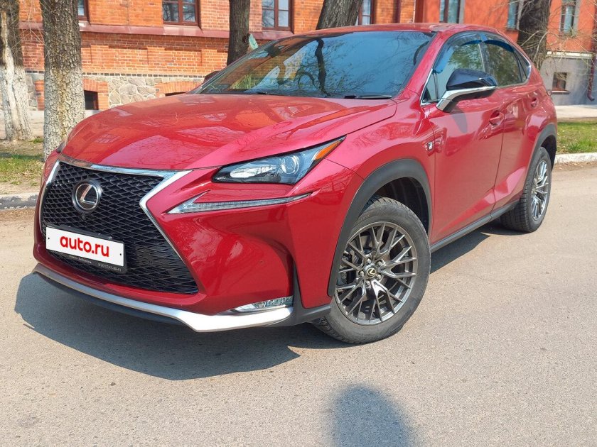 Лексус nx 200 красный