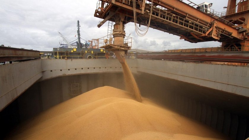 Перевалка зерна