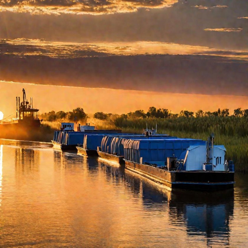 Баржа речная