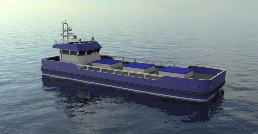 Самоходная баржа 1733