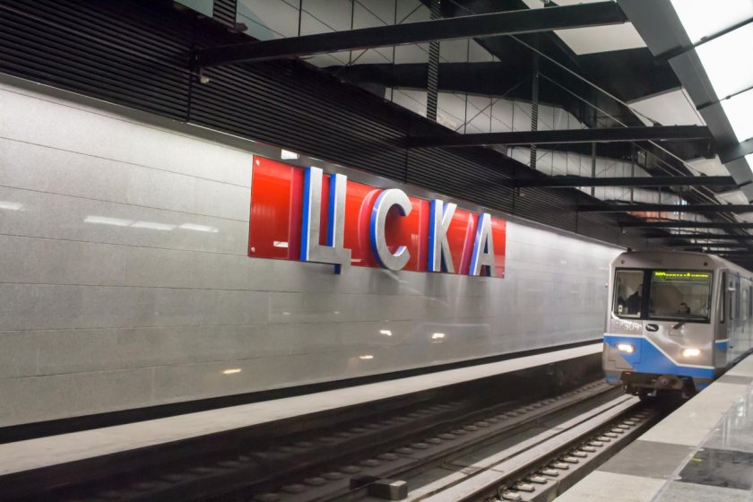 Метро ЦСКА вестибюль