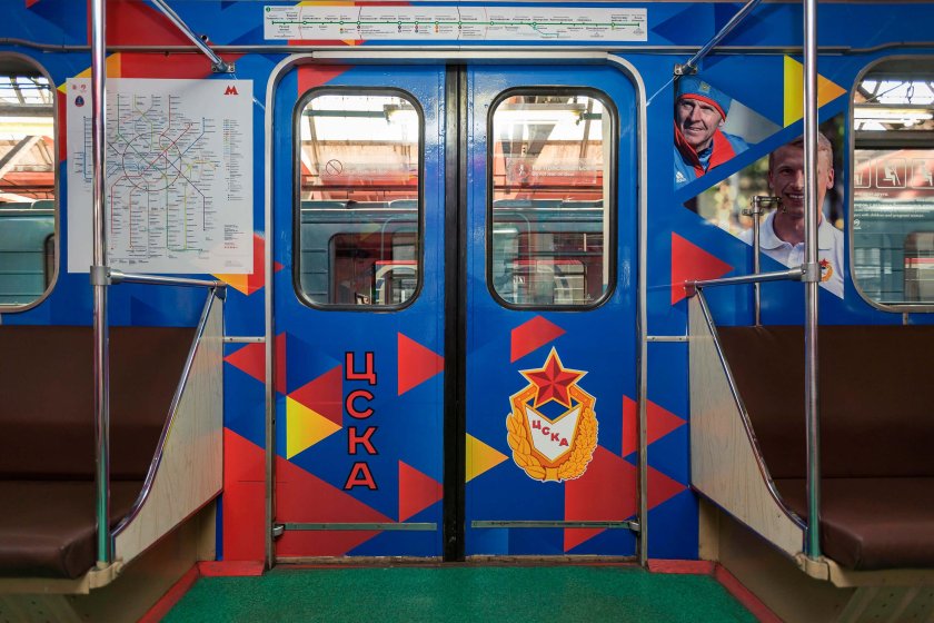 Вагоны метро ЦСКА