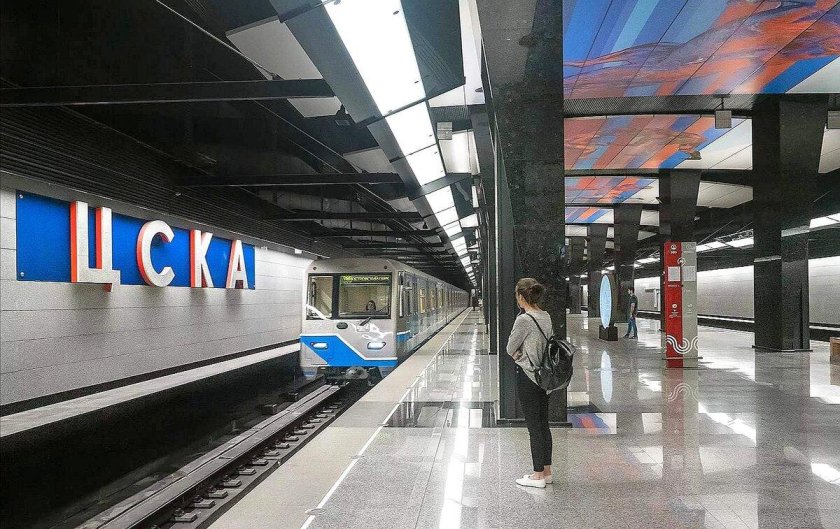 Станция ЦСКА Московского метрополитена