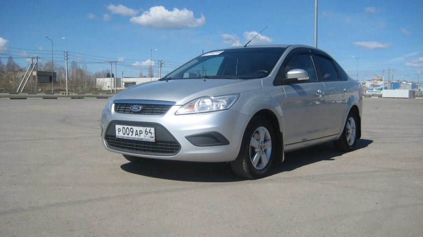 Форд фокус 2 серии седан серебристый гос номер 811