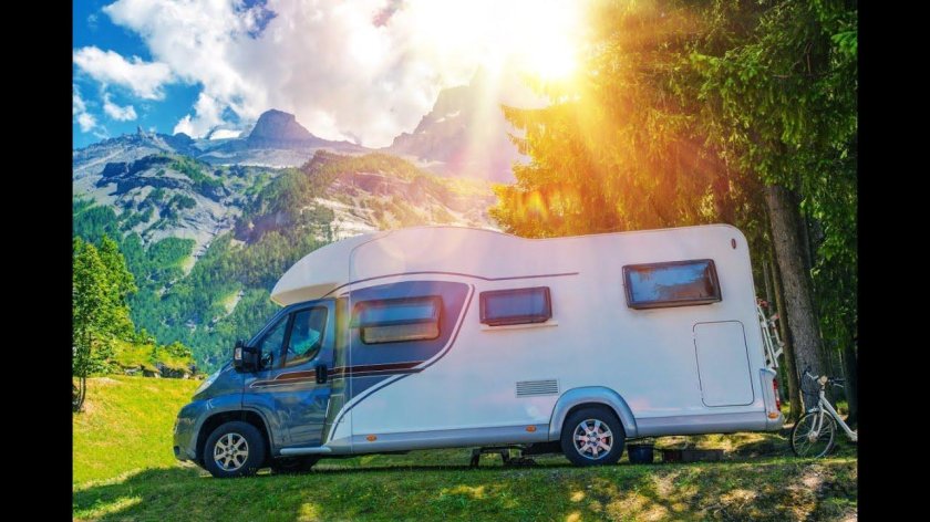 Дом на колесах в горах