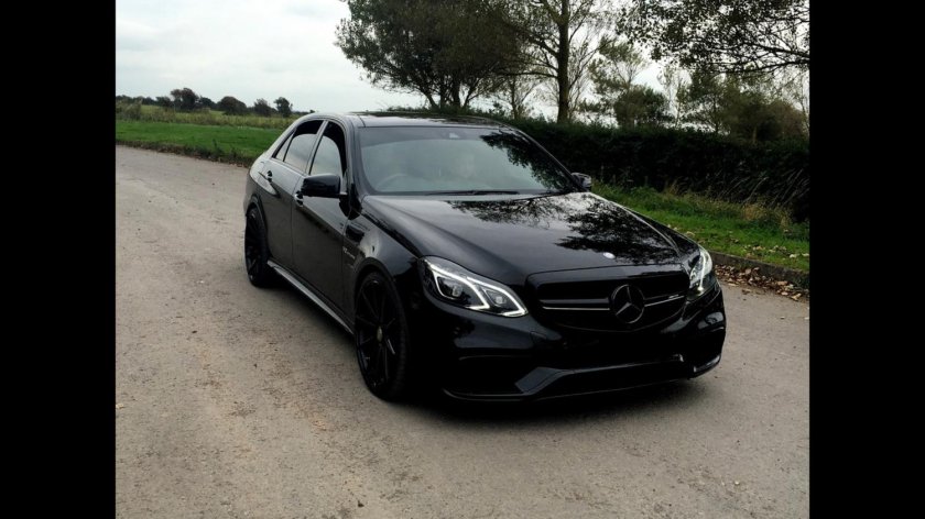 Мерседес w212 черный
